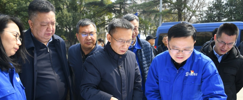 集團公司黨組成員、總會計師陳林到樂凱華光調研